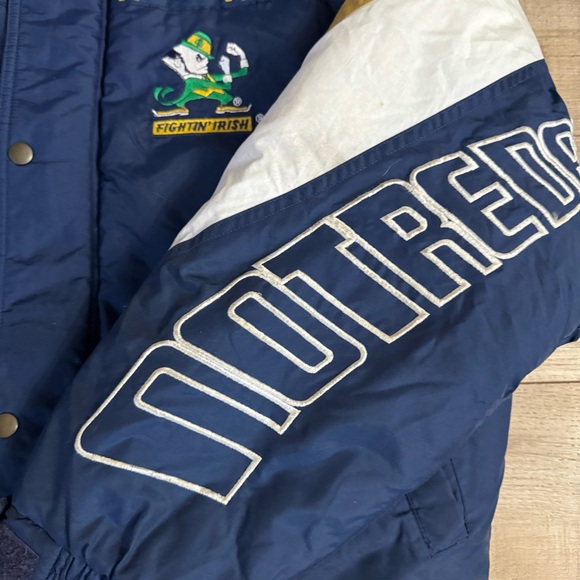 Vintage Notre Dame Blue and Yellow Jacket - Picture 4 of 7